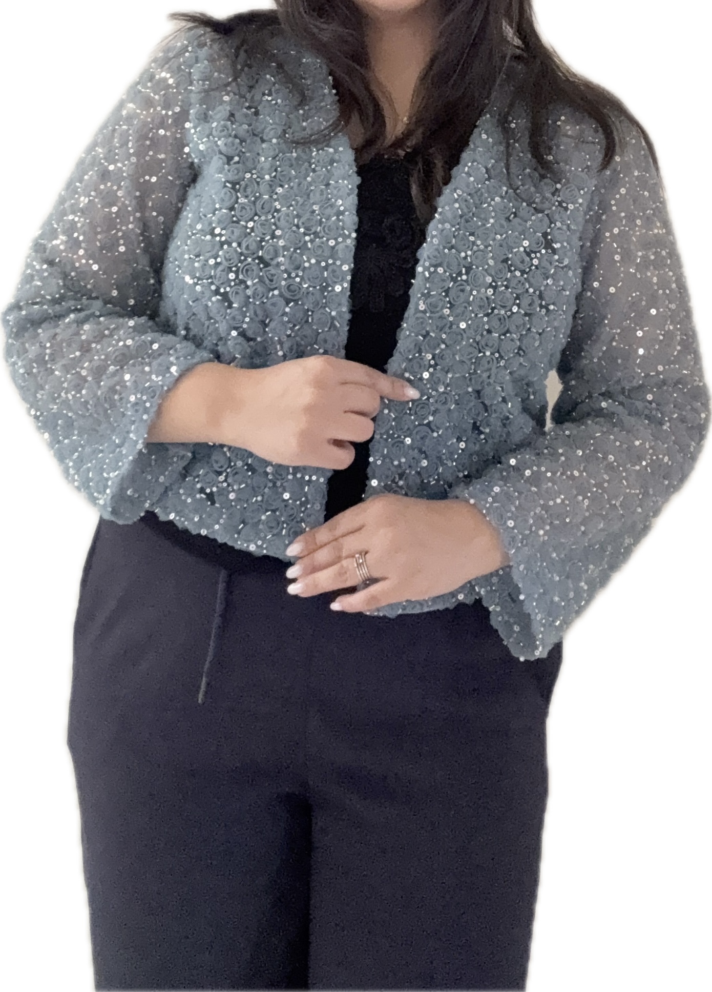کت مجلسی زنانه ابی تیره