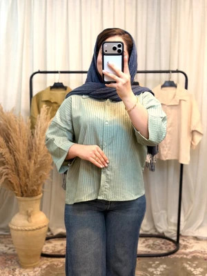 شومیز باکسی کرکره ای