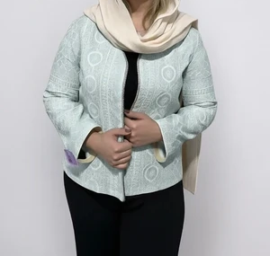 مانتو مجلسی زنانه لینن سوزندوزی